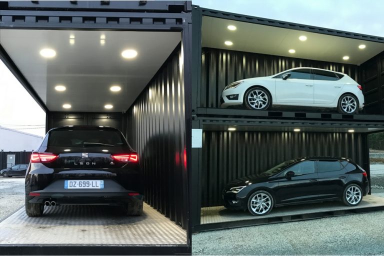containerevenementielvoituredansuncontainer CONTENEUR ÉVÉNEMENTIEL